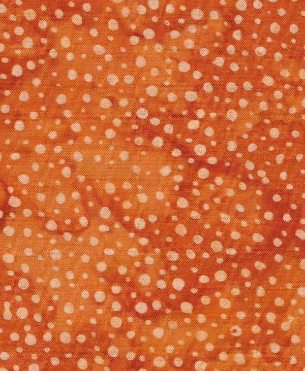 Hoffman Bali Dots orange summer -077
