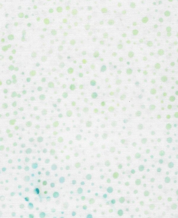 Hoffman Bali Dots weiß grün seagrass -134