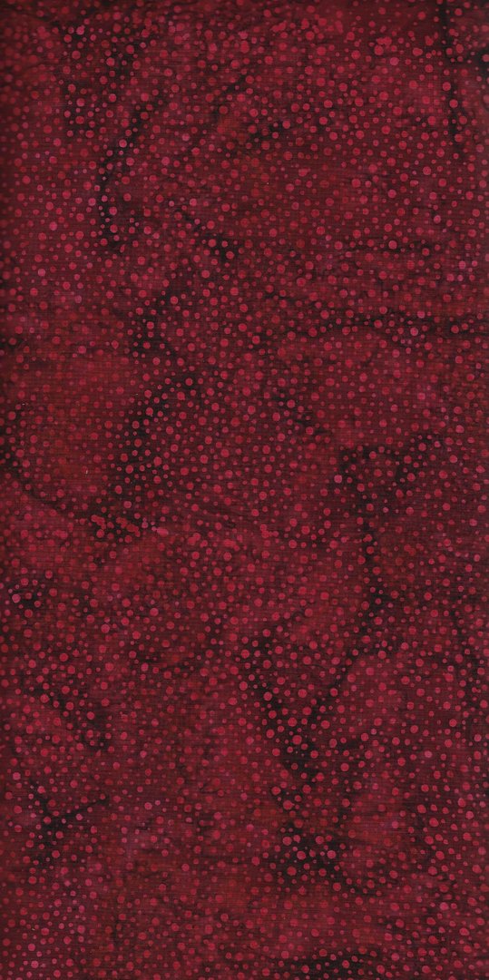 Hoffman Bali Dots rot dunkel red velvet -139