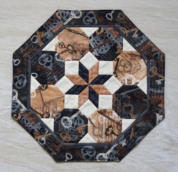 Octagon-Deckchen "Romeo" (engl. paper piecing) - Materialpackung
