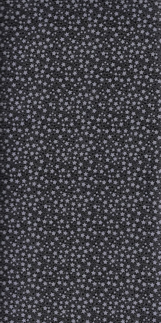 STOF Quilter's Basic Harmony Sterne grau auf schwarz