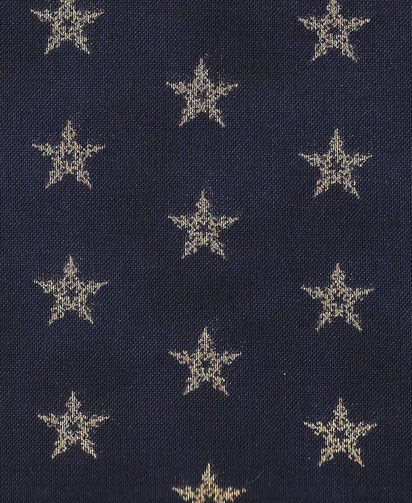 Weihnachten - Sterne gold auf dunkelblau
