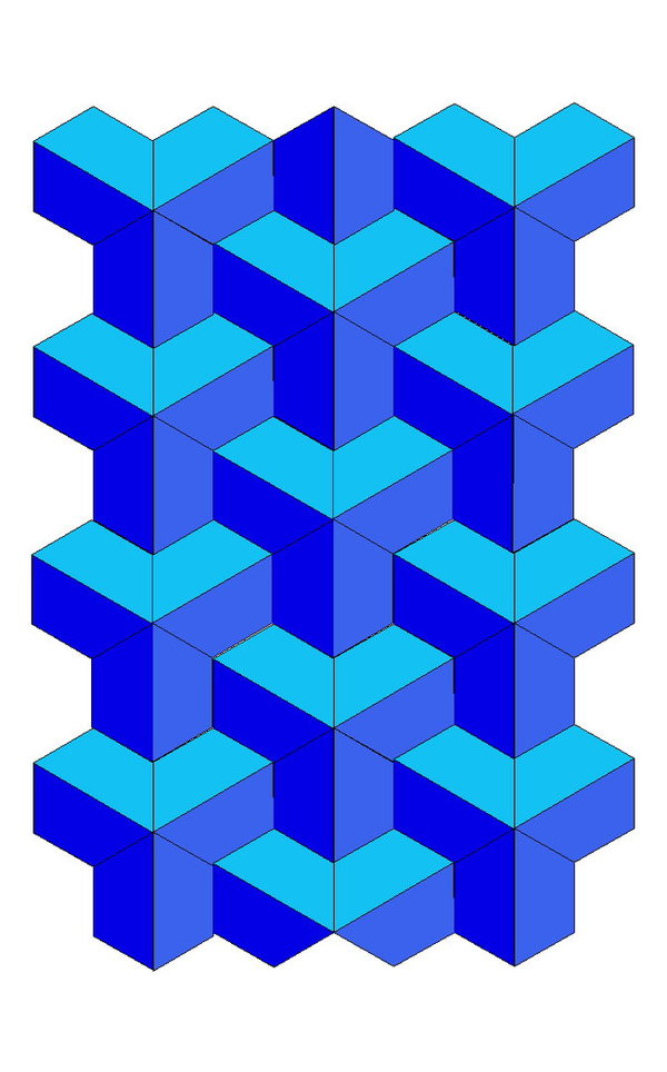 Paper Pieces  Half Hexagon / halbes 6-Eck