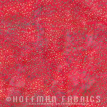 Hoffman Bali Dots rot salmon -148