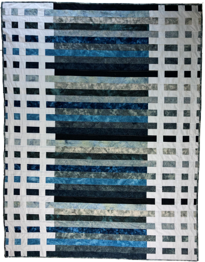 Quilt "Tiras de pedra" -  Materialpackung/TOP (RuckZuck-Quilt) ca. 150x200 cm