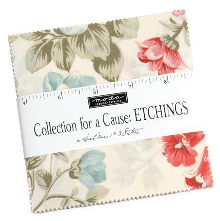 Moda Charm Pack Collection for a Cause: ETCHINGS